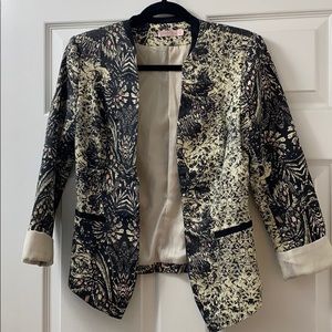 Printed blazer